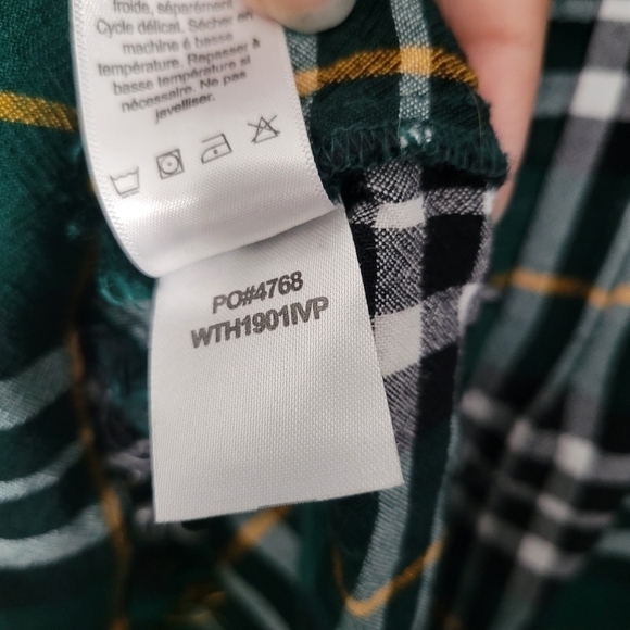 Faherty Green Plaid Yosepha Ruffle Fringe Top - Picture 15 of 15